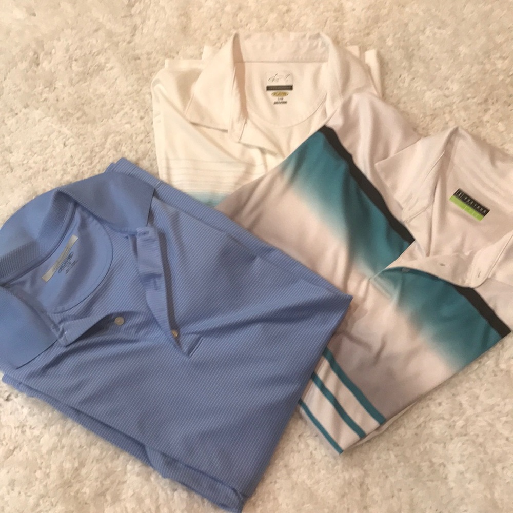 3 Pro golf shirts. All three for $10